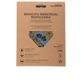 INCA-CALCINHA MENSTRUAL super absorção flores amarelas tamanho XS 1 unidade.-DrShampoo - Perfumaria e Cosmética